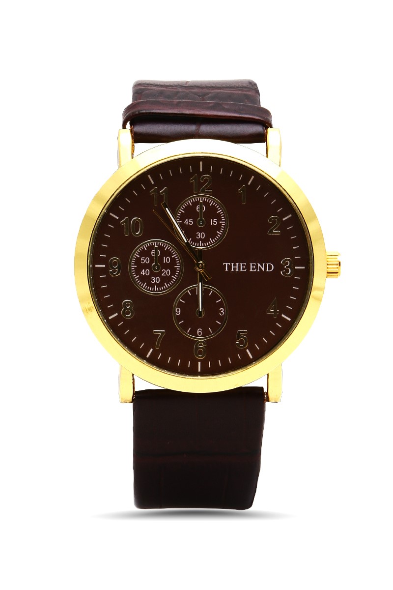 The End Men's Watch - Black, Gold #2028