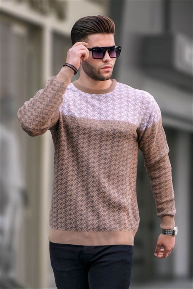 Herren Pullover 5977 - beige #358724