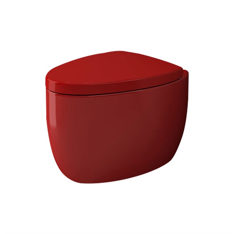 Bocchi Etna Wall-hung toilet - Bright red #335497