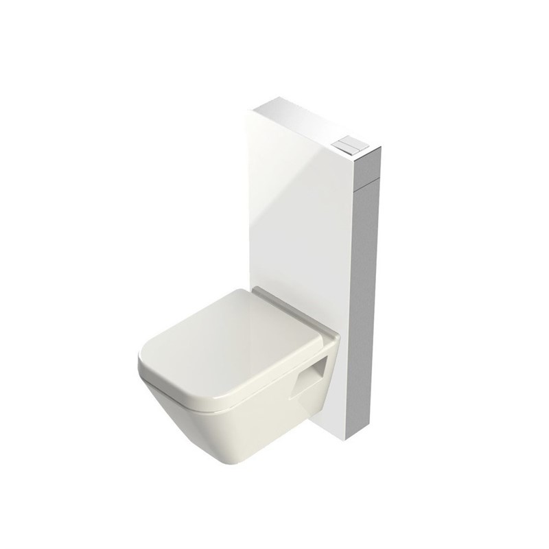 Bocchi Glass Box Cistern System - White #340235