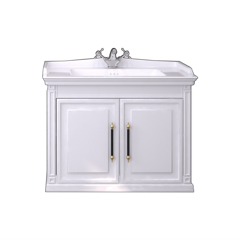 Denko Albatros Bathroom Cabinet 80 cm - White #339198