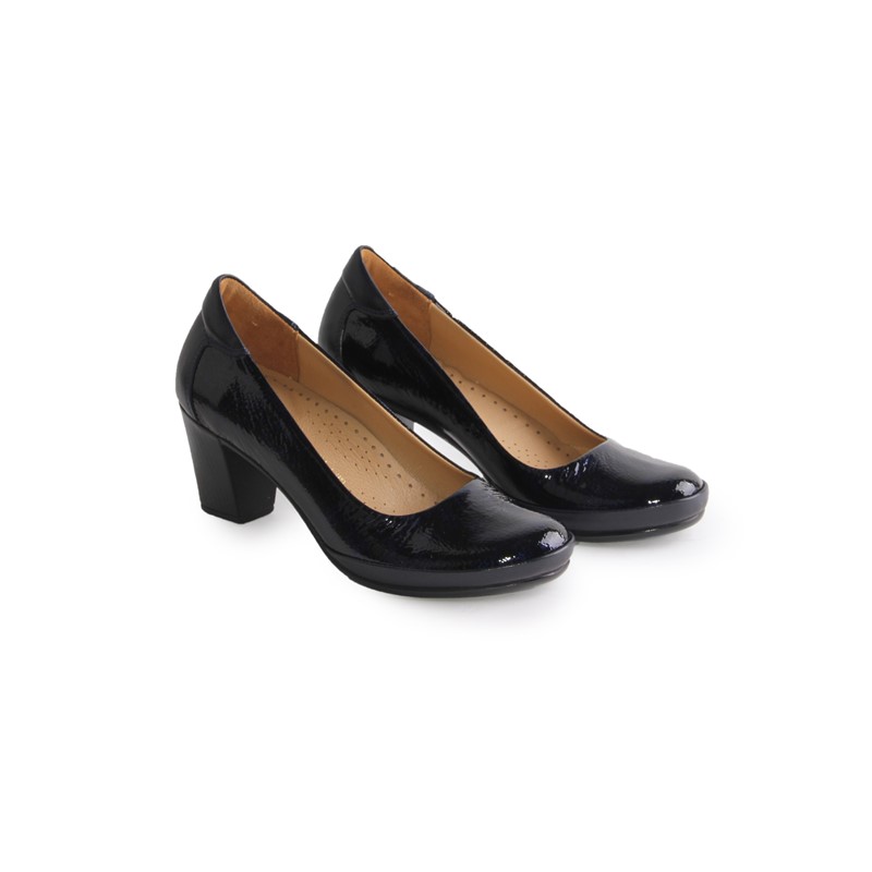 Pantofi de dama din piele - Negru # 318571