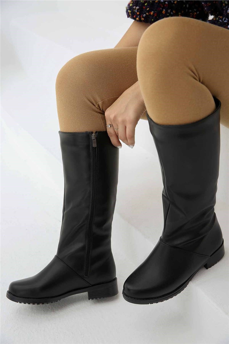 Damen Stiefel  -  schwarz  #320975