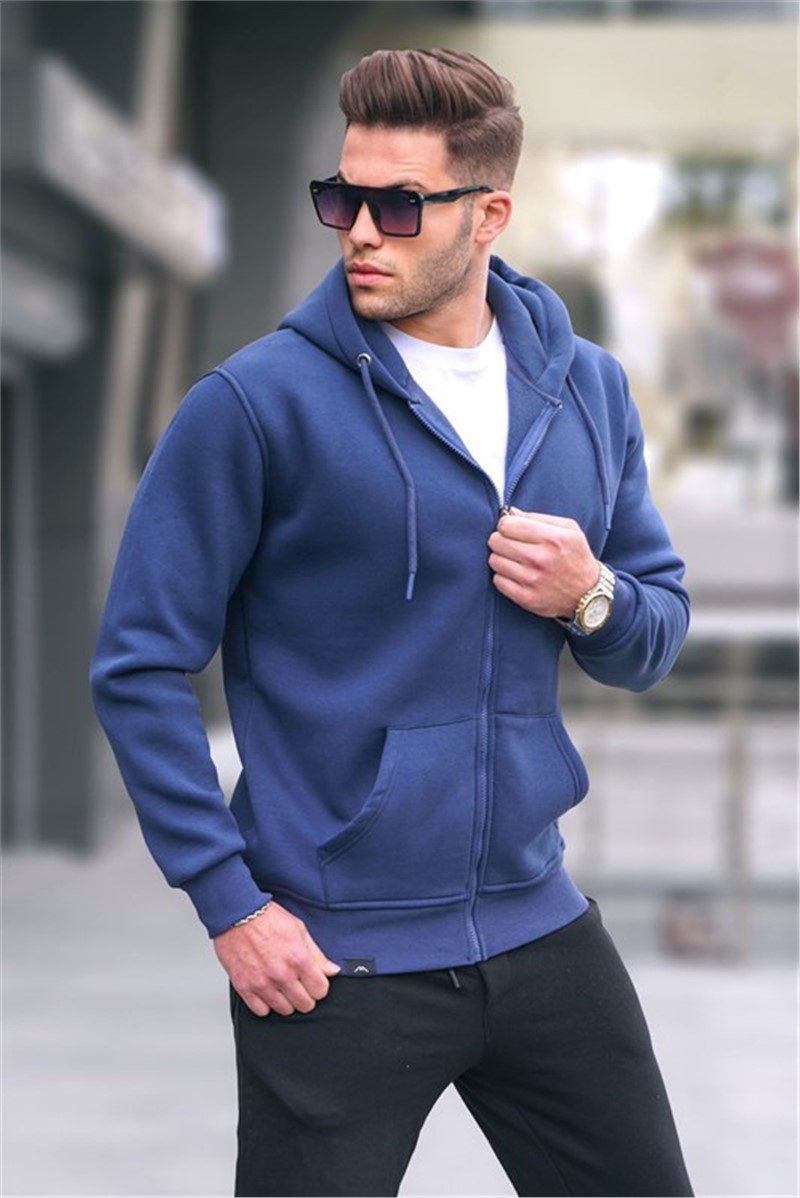 Men's Regular Fit Hoodie 6033 - Dark Gray #362893