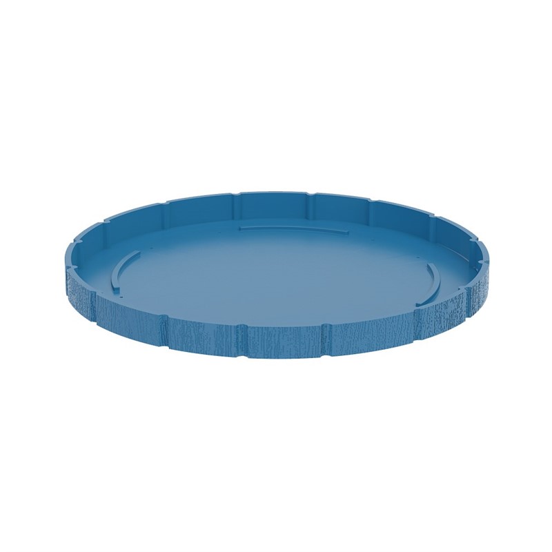 Lider Round Planter Mat - Blue #339989