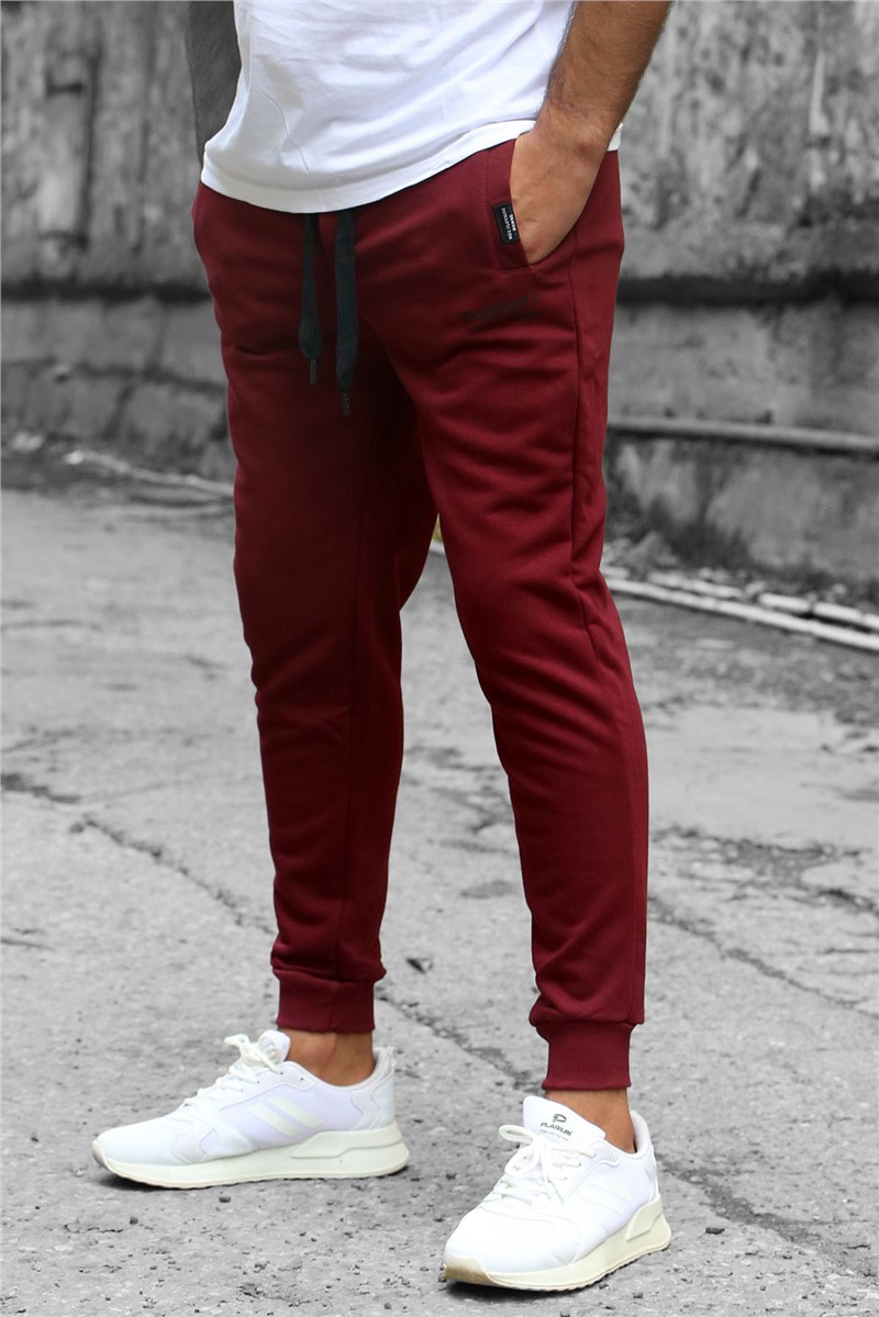 Pantaloni de trening bărbatesti  4209 - Rosu 286578