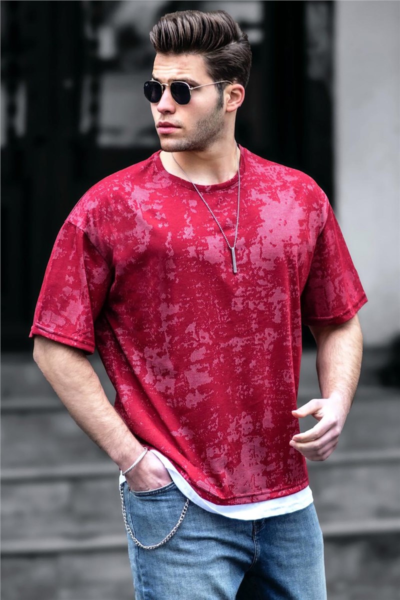 Herren T-Shirt 4961 - Bordeaux 290622