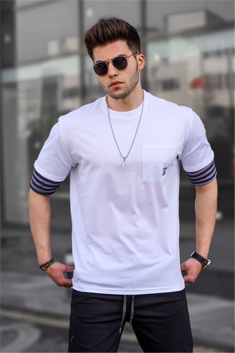 Herren T-shirt 5806  - weiß  #327842