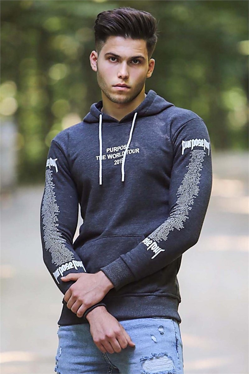 Herren Sweatshirt  4197 - dunkelblau  286523