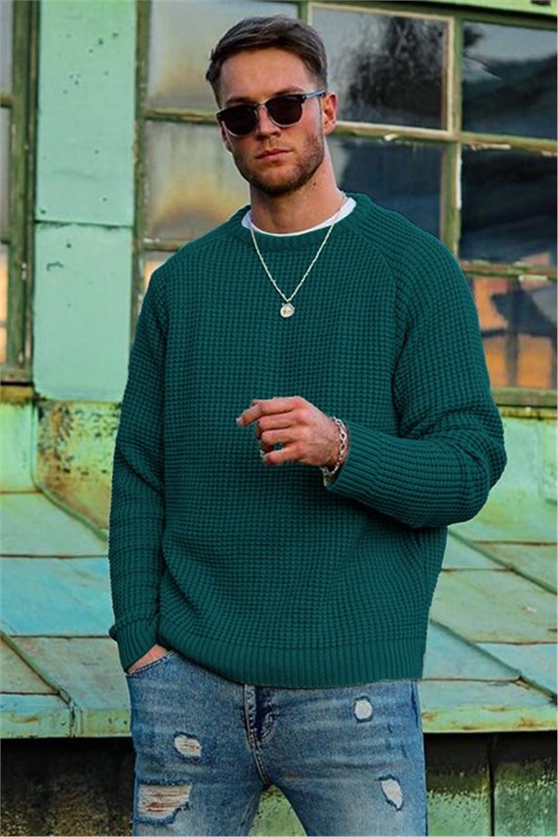 Herren Pullover 5179 - olivgrün  #320875