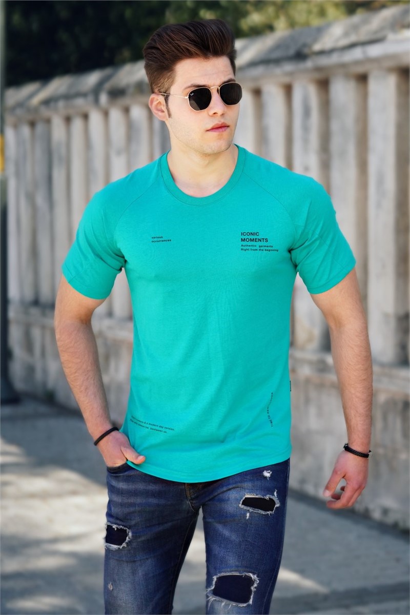 Camiseta Masculina 4632 - Turquesa 288154