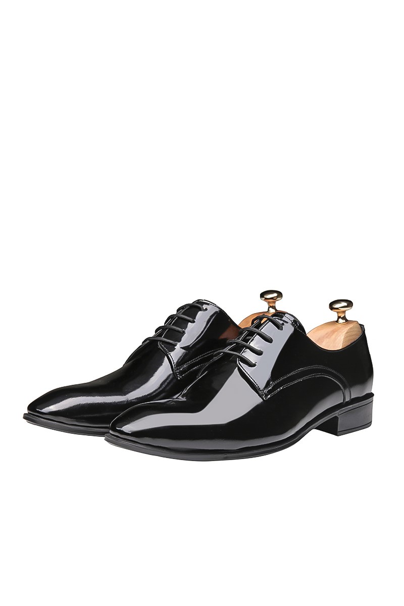 Ducavelli Men's Real Leather Shoes - Black #202102