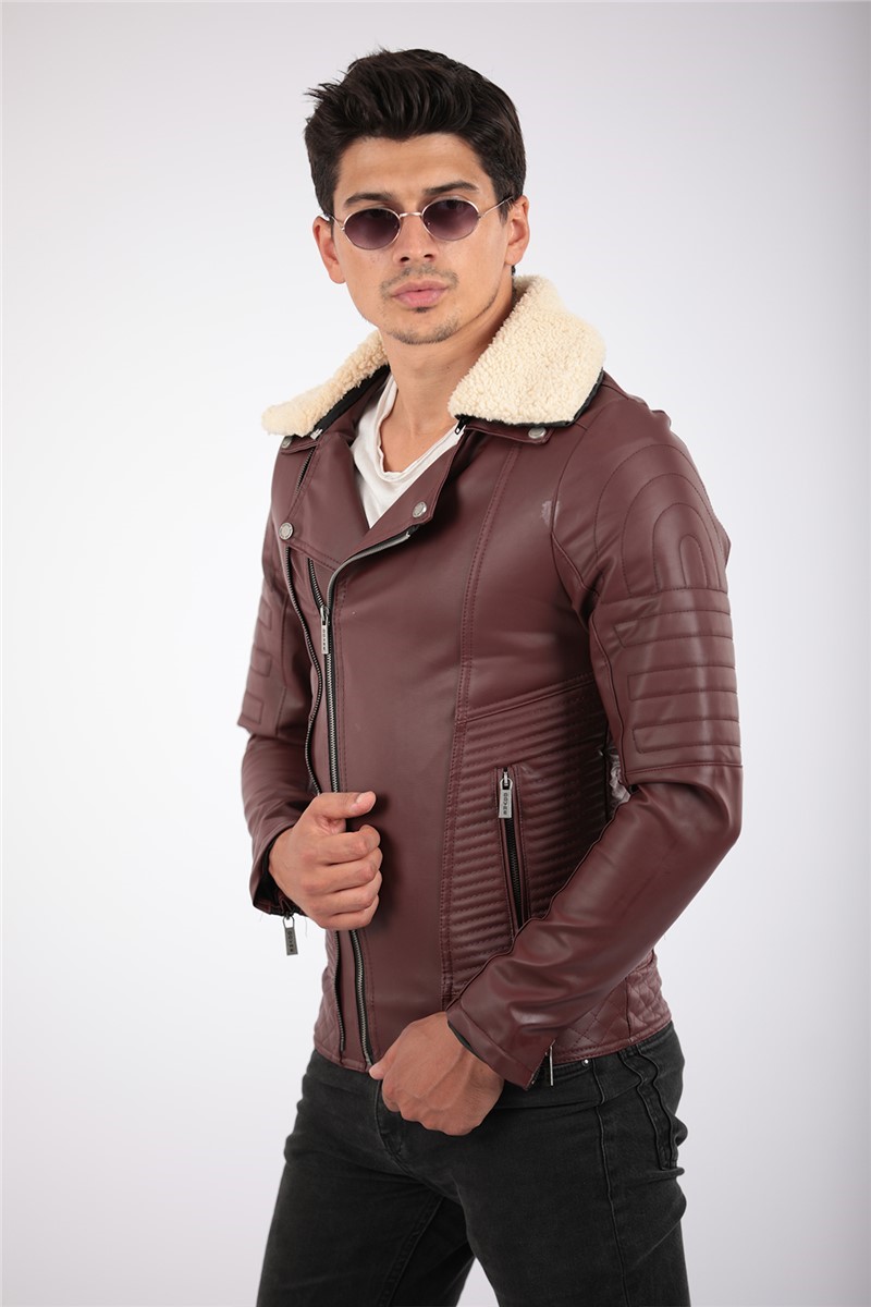 Men's Jacket - Burgundy #2021083176