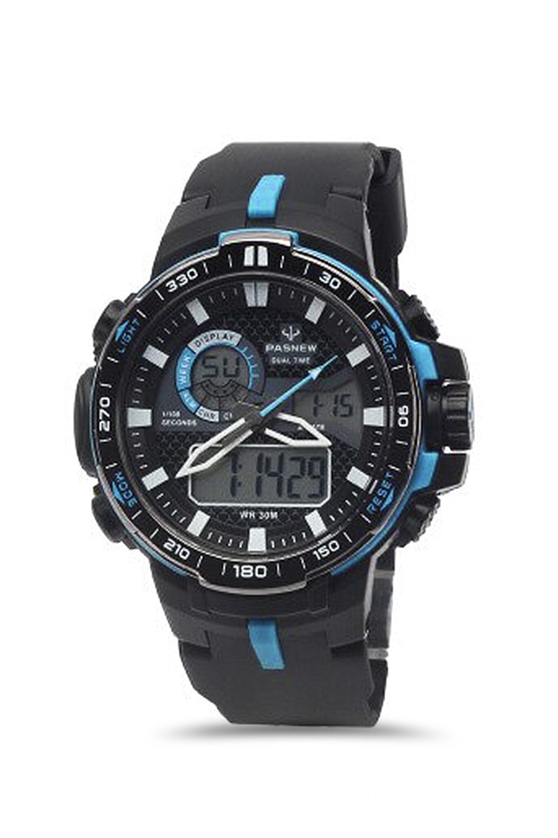 Pasnew Men's Watch - Black #PSE-460