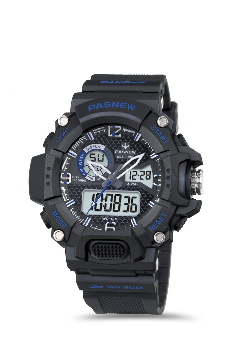 Pasnew Men's Watch - Black #PSE-468