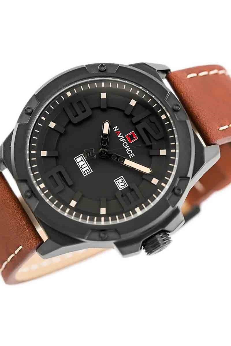 Euromart Naviforce Watch NF9100 Black Brown 231700055