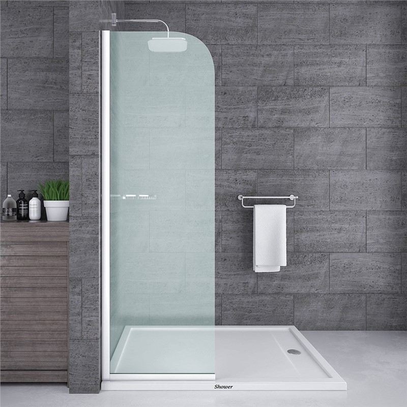 Shower Joy Shower Cabin 100 cm - Color Aluminum #348113