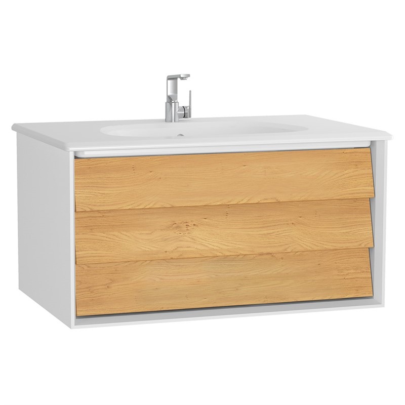 VitrA Frame Base bathroom cabinet 80 cm - Oak #338831